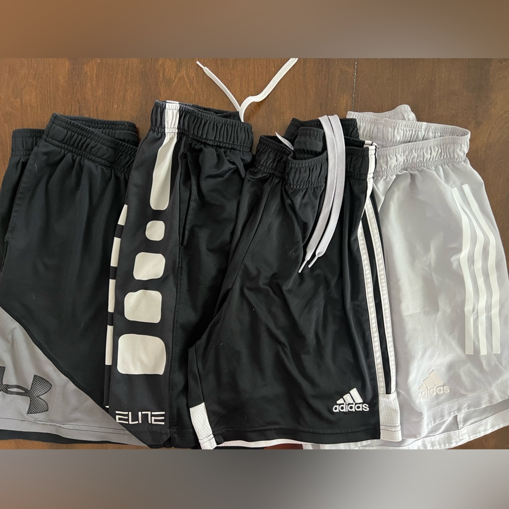 YLG Athletic Shorts Nike, Under Armour and Adidas set of 4
